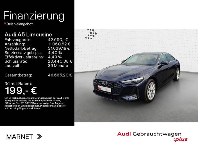 Audi A5 Limousine TFSI quattro*Navi*Alu*PDC*Virtual C