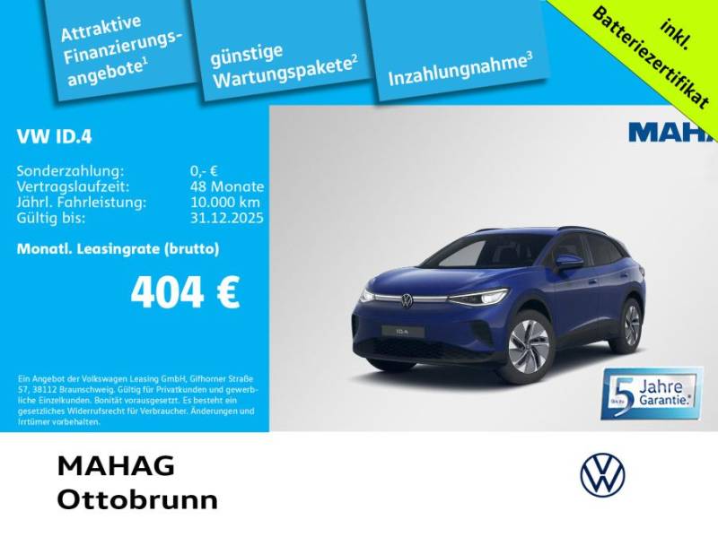 Volkswagen ID.4 Pro Wärmepu CCS IQ.Light Navi ParkAssistPro