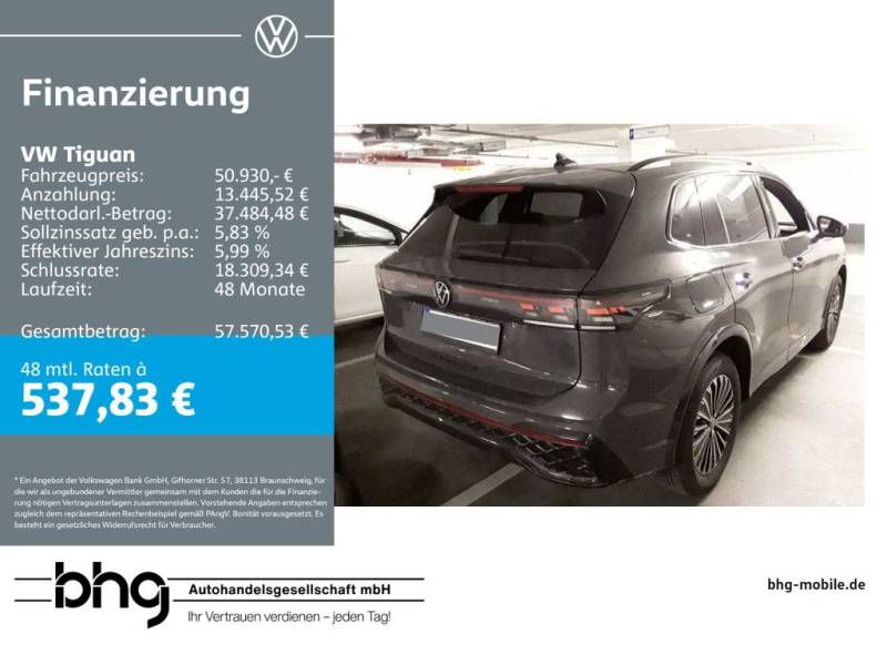 Volkswagen Tiguan 2.0 TDI DSG 4MOTION R-LINE #AHK #HEAD-UP