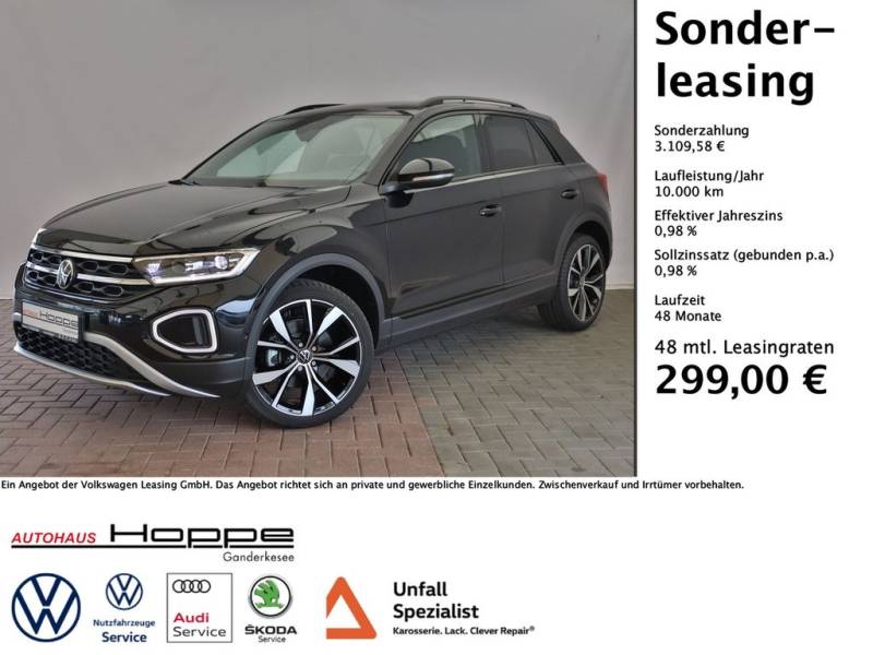 Volkswagen T-Roc Style 2.0 l TDI DSG+PANO+AHK+RFK+NAVI+BLAC