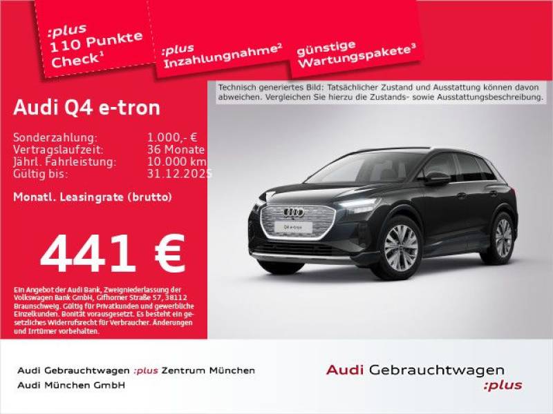 Audi Q4 e-tron 55 qu. AHK/ACC/Leder