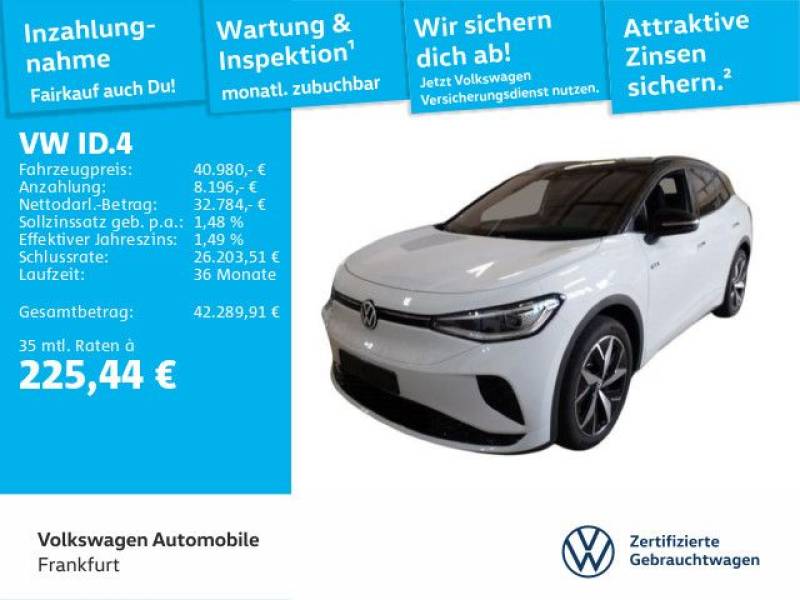 Volkswagen ID.4 GTX 4Motion IQ.Light Navi LaneAssist FrontA
