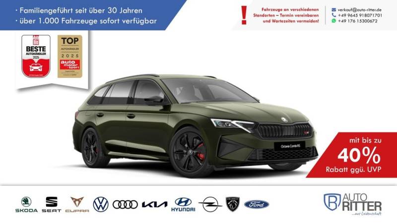 Skoda Octavia Combi RS ACC-RFK-LED-Navi-Carplay-Kli...