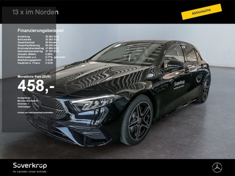 Mercedes-Benz A 250 4M AMG NIGHT SPUR PANO AHK DISTR KAMERA