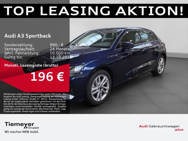 Audi A3 Sportback 30 TDI ADVANCED NAVI+ AHK SOUND eFA