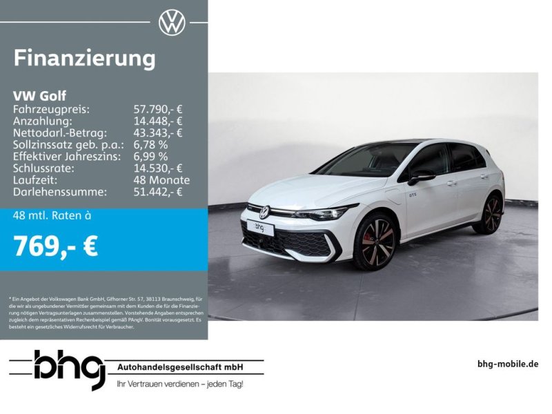 Volkswagen Golf GTE 1,5 l eHybrid OPF  (177 P S) /   6-Gang