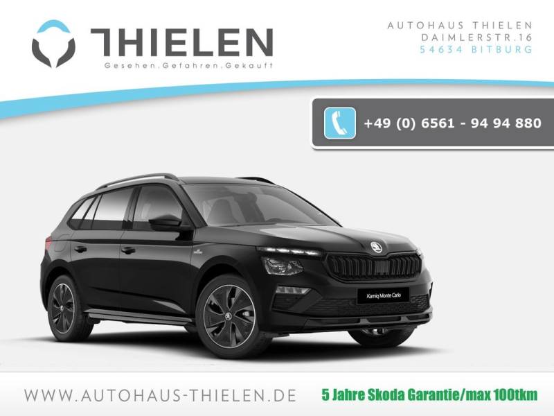 Skoda Kamiq Monte Carlo 1.5/Matrix/AHK/FSH/5-J Garanti