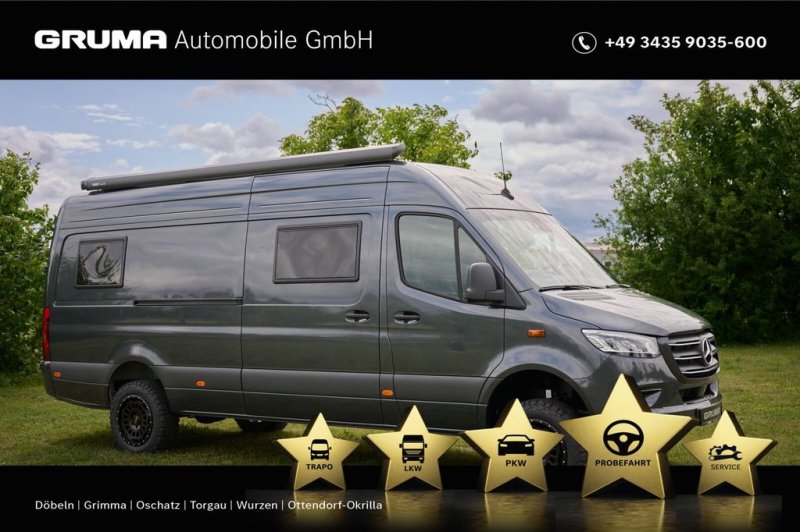 Mercedes-Benz Sprinter 419 CDI Hochdach Küche+Bad+TV+GARAGE+