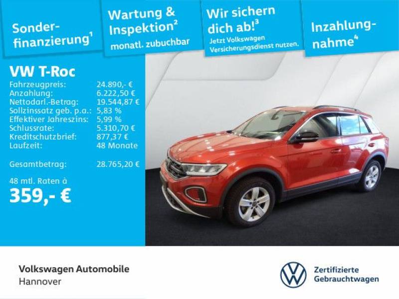 Volkswagen T-Roc 2.0 TDI Life Goal Navi LED Kamera DigCockp