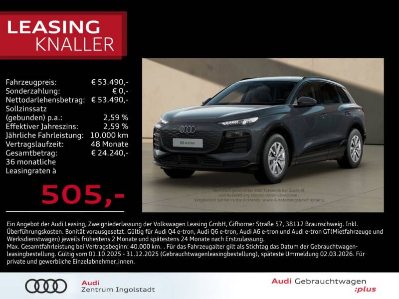 Audi Q6 e-tron TECH LED+ ACC KAM.