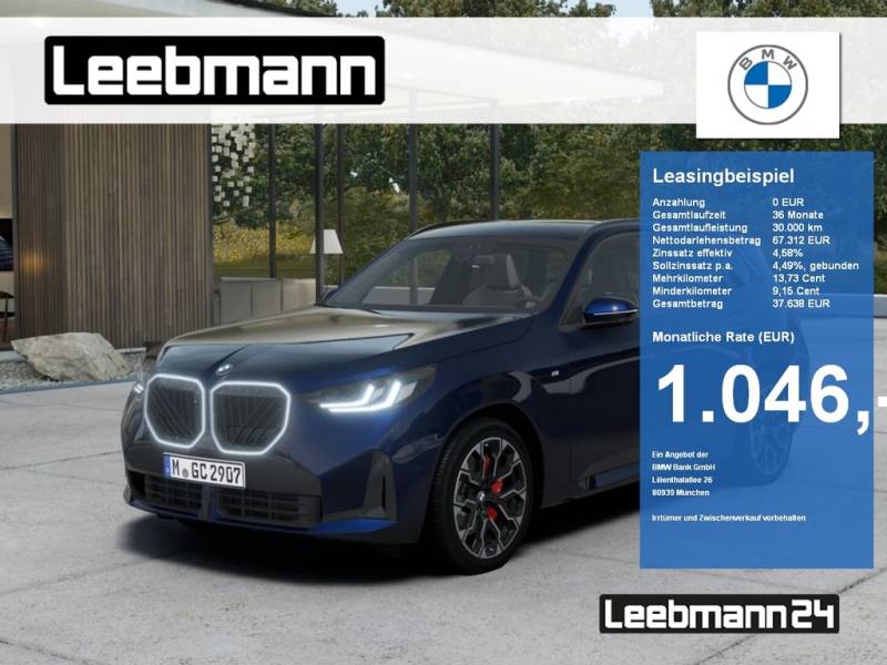 BMW X3 40d xDrive M-Sportpaket-Pro AHK/MerinoLeder