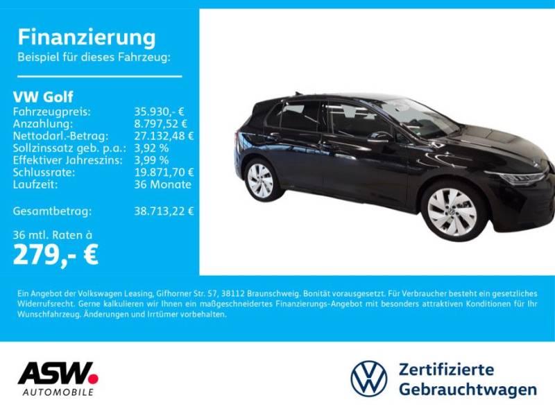 Volkswagen Golf Life 1.5TSI eHybrid DSG LED Nav 360° HUD VC