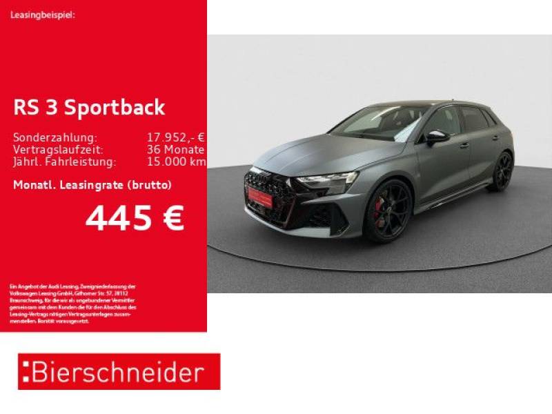 Audi RS3 Sportback MATT V/MAX PANO SCHALE MATRIX NAVI