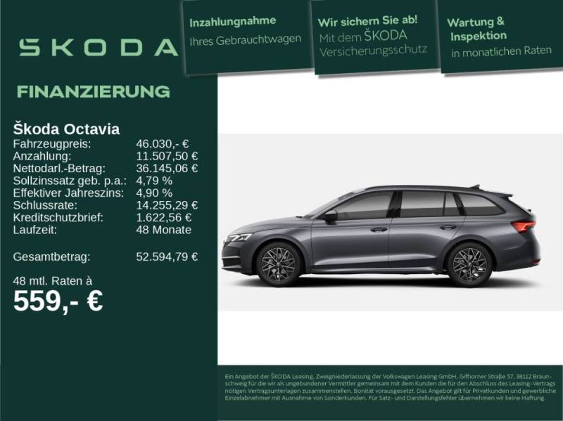 Skoda Octavia Combi Tour 2,0TDI 110kW AHK HUD 360°KAM