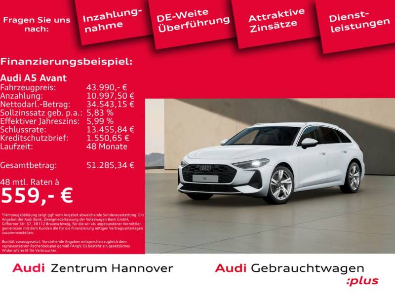 Audi A5 Avant 2.0 TFSI Kamera AHK Sportsitze ACC