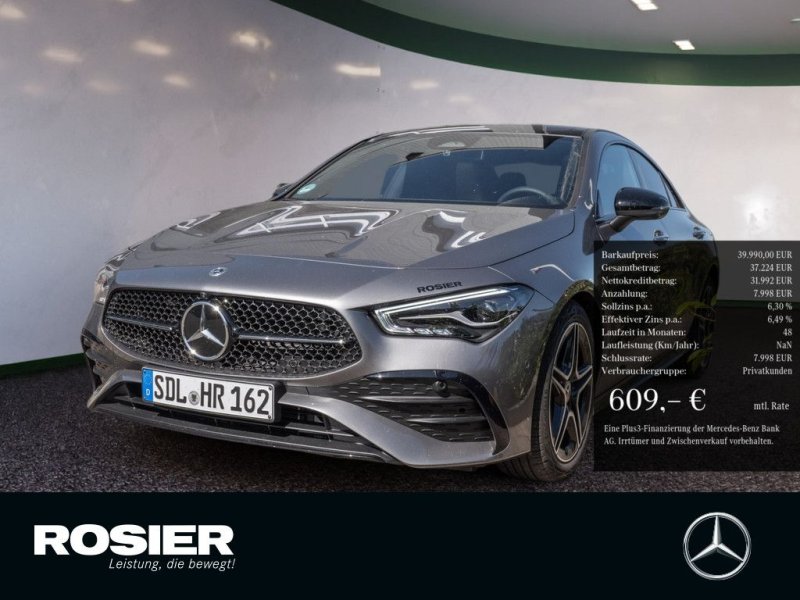Mercedes-Benz CLA 180 Coupé AMG Line NIGHT PANO LED 360° NAVI