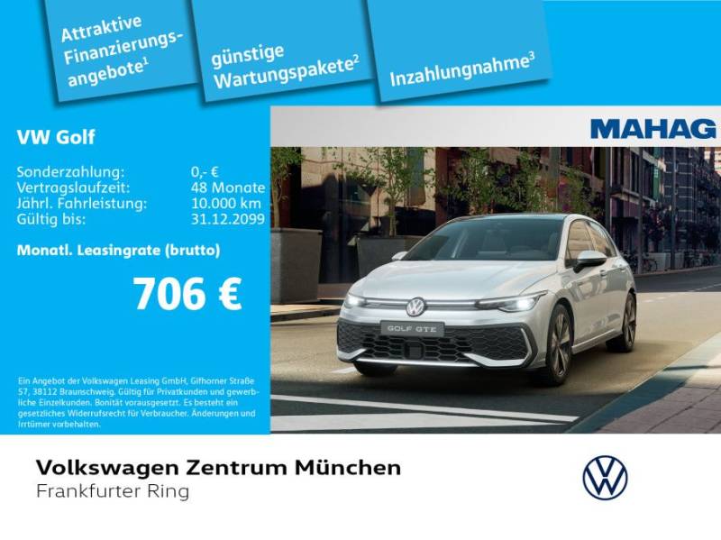 Volkswagen Golf VIII GTE 1.5 TSI HYBRID Navi LED+ AHK Panor