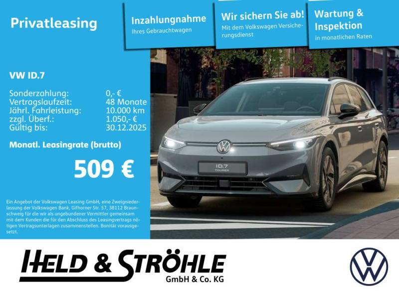 Volkswagen ID.7 Tourer Loyalisierungsleasing bis 30.12.25*