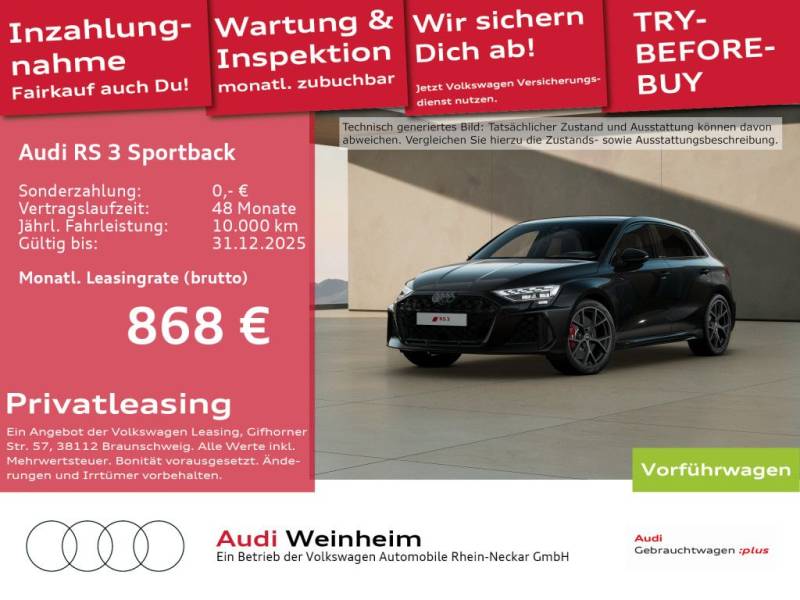 Audi RS 3 Sportback 2.5 TFSI  quattro Pano Navi Kamer