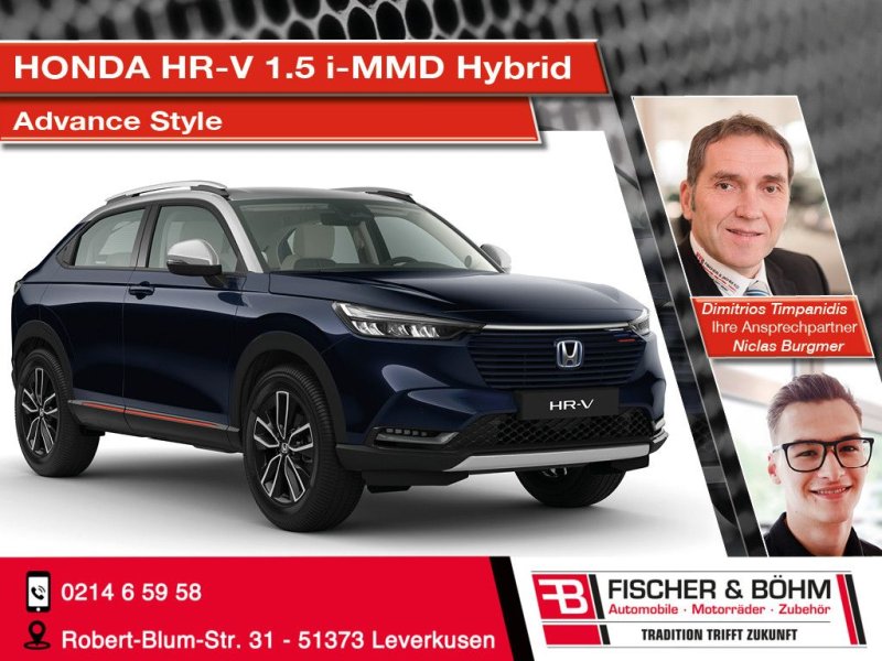 Honda HR-V 1.5 i-MMD Hybrid Advance Style