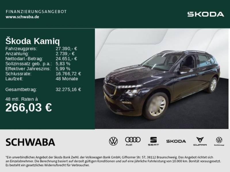 Skoda Kamiq Selection 1.5 TSI DSG LED*VIRTUAL*ACC*16"