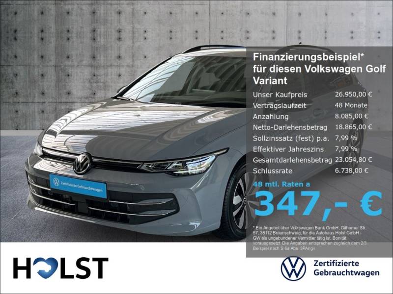 Volkswagen Golf Variant VIII 1.5TSI GOAL OPF GJR AHK