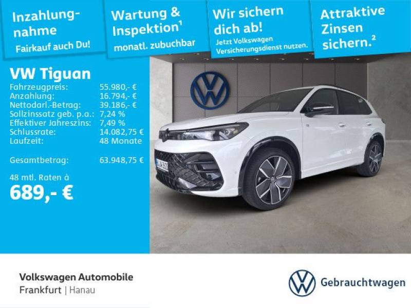 Volkswagen Tiguan R-Line 2,0 l TSI OPF 4MOTION 150 kW (204