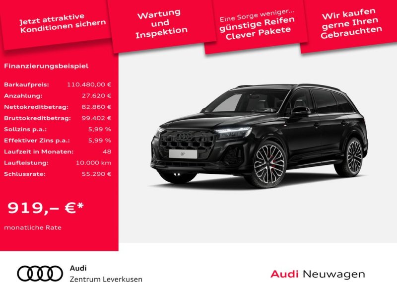 Audi Q7 TDI S line STANDHZ LASER AHK PANO HUD BandO