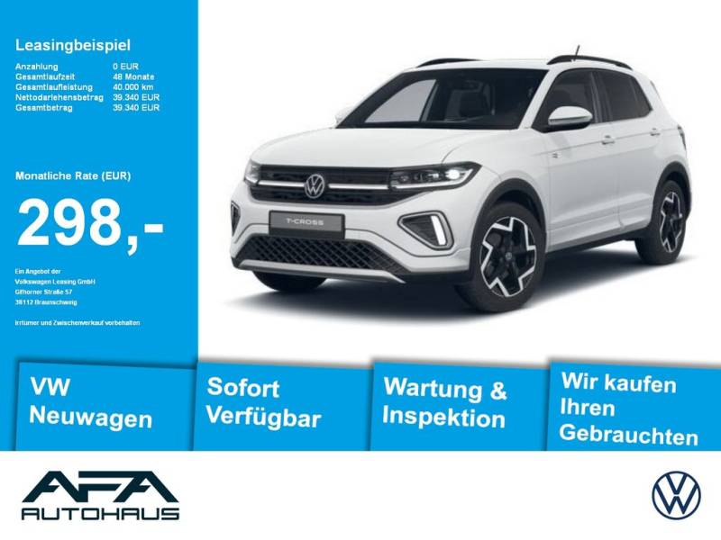 Volkswagen T-Cross 1.5 TSI R-Line DSG AHK*Matrix*ACC*App-Co