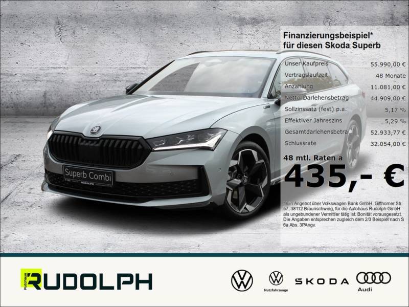 Skoda Superb IV Combi 2.0 TDI Sportline NEUPREIS: 62.6