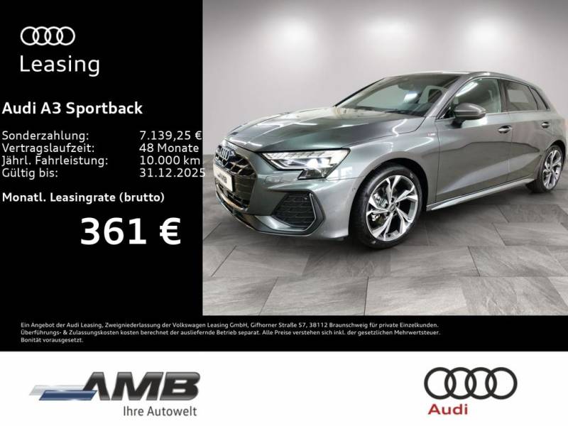Audi A3 Sportback S line 35 TFSI S-tr/.Matrix/S-Inter