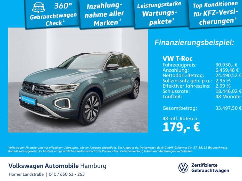 Volkswagen T-Roc 2.0 TDI Goal DSG AHK LED Kamera Sitzhzg
