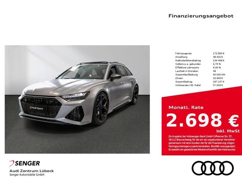 Audi RS6 Avant performance Optikpaket 305 km/h Matrix