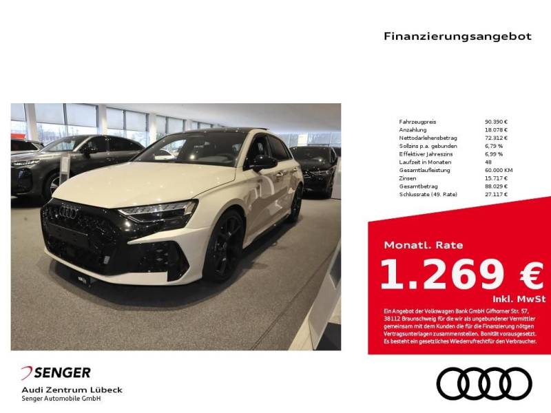Audi RS3 Sportback Panorama Digitales Cockpit Navi