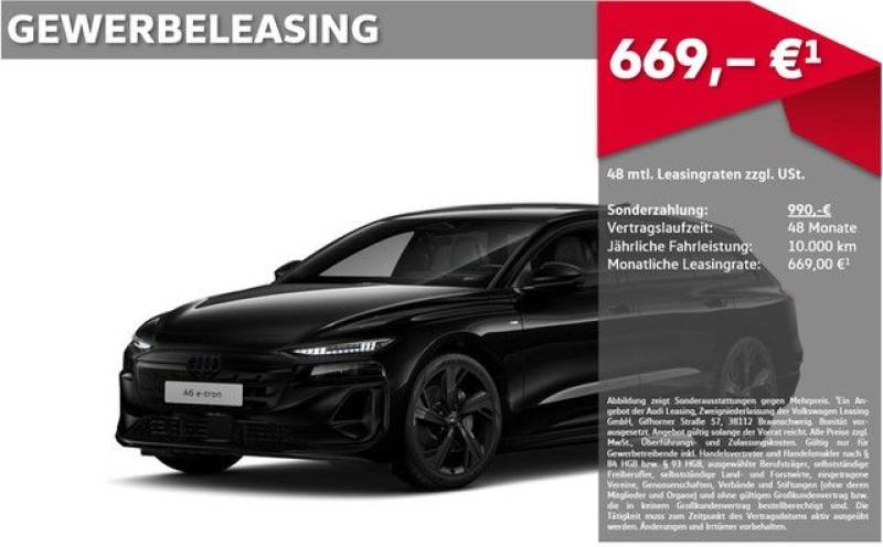 Audi A6 Avant e-tron performance UPE 99.990,- EUR 2x 