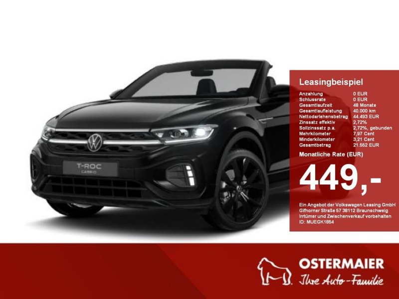 Volkswagen T-Roc Cabriolet R-Line 1.5TSI 150PS DSG ACC,IQ.L