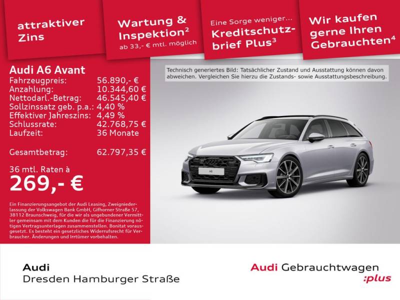 Audi A6 Avant Design S line 45 TDI quattro180(245)kW(