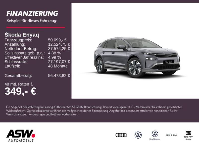 Skoda Enyaq 85 285PS ACC Kamera PDC KESSY LED SHZ AHK