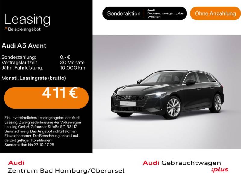 Audi A5 Avant TFSI quattro*Navi*Alu*AHK*PDC*Virtual C