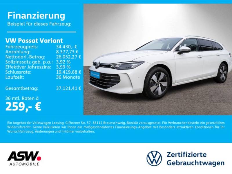 Volkswagen Passat Variant Business 1.5eTSI DSG LED NAVI AHK
