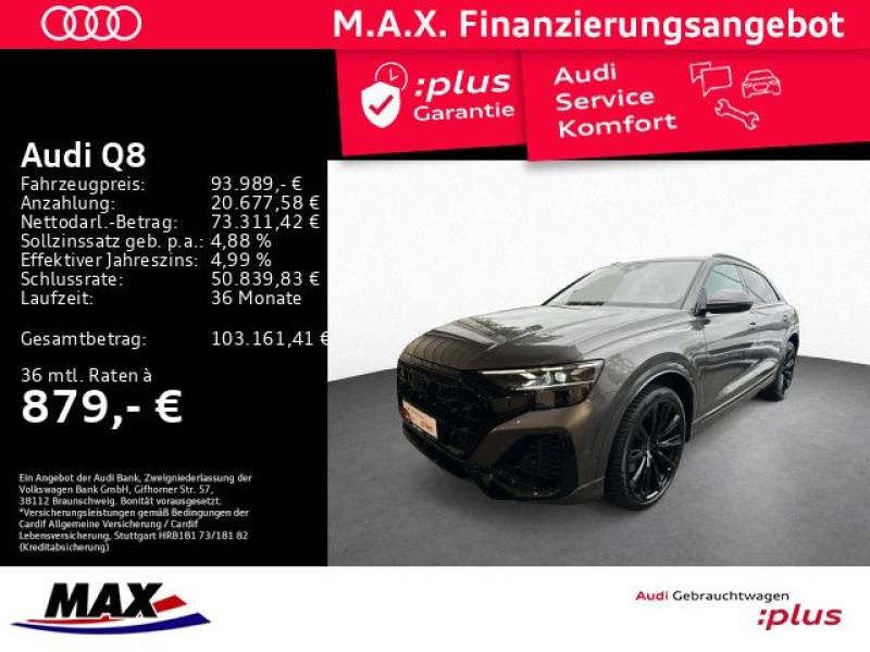 Audi Q8 50 TDI QUATT S LINE HD MATRIX+LUFT+PANO+AHK+R