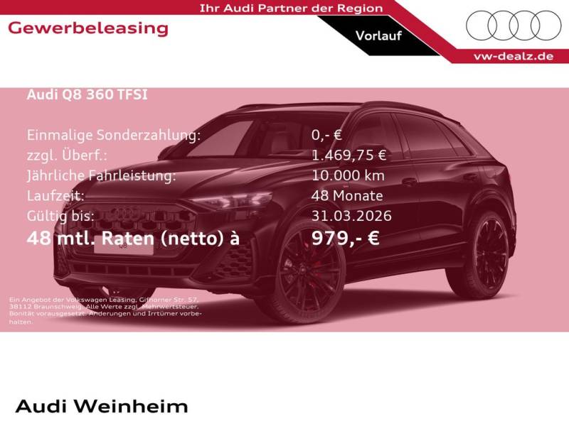 Audi Q8 SUV TFSI e quattro tiptronic Klima NAVI AHK