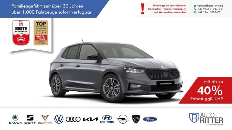 Skoda Fabia Monte Carlo Plus ACC-RFK-LED-Carplay-Kl...