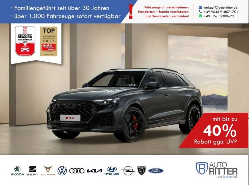 Audi RSQ8 RS ACC-HuD-AHK-RFK-PANO-LED-Navi-Massage...