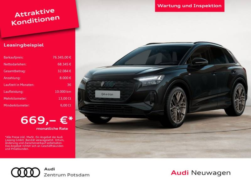Audi Q4 45 e-tron quattro 210 kW SHZ HUD PANO SONOS