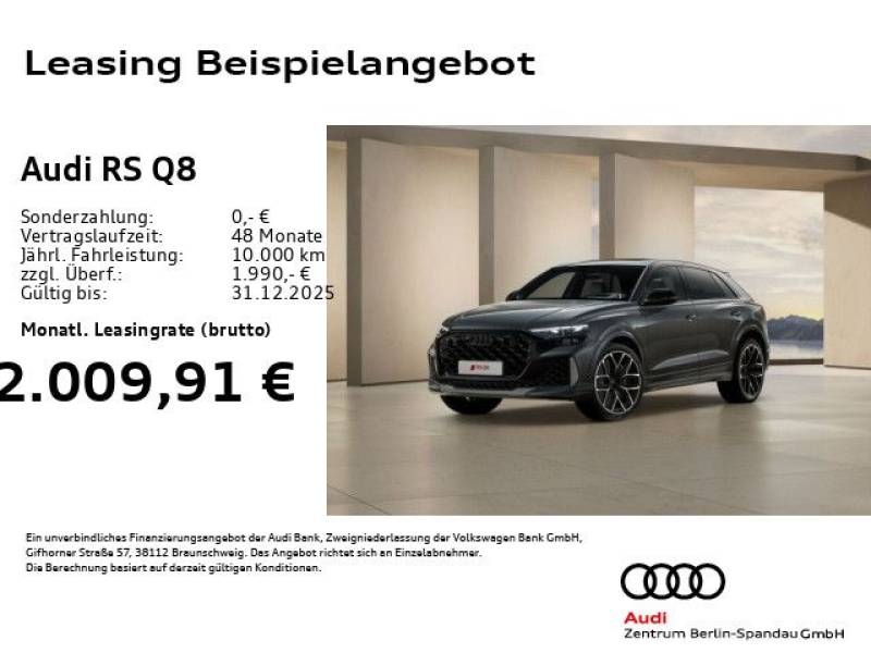 Audi RSQ8 performance *StdHz*RS-AGA*PANO*Assist+*AHK*