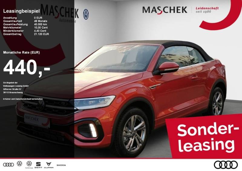 Volkswagen T-Roc Cabriolet R-Line 1.5 l TSI AHK Kamera Klim