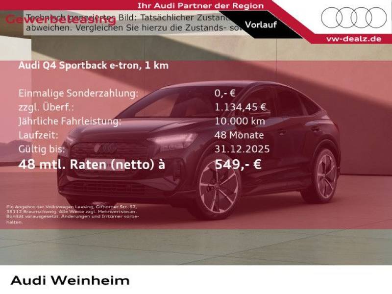 Audi Q4 Sportback 45 e-tron quattro 210 kW