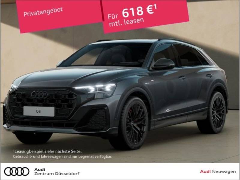 Audi Q8 50 TDI S-Line AHK Allradlenkung Black Stallio