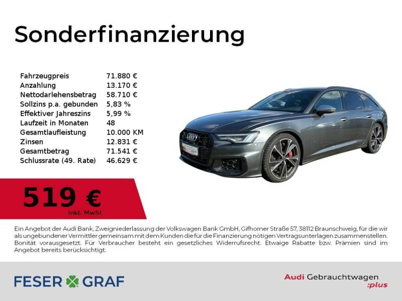 Audi S6 3.0 TDI quattro Avant Matrix/BandO/SHZ/Kamera/A